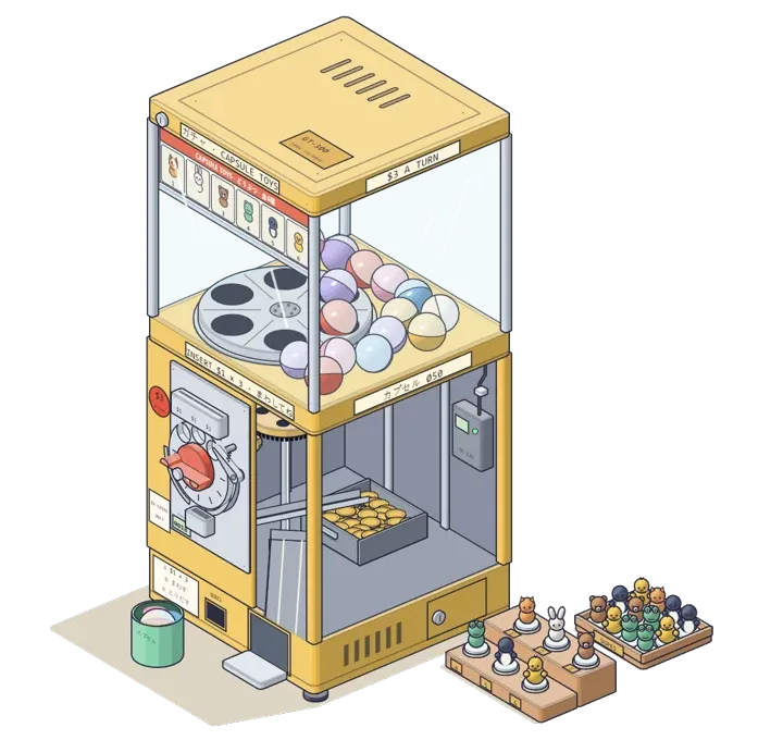 Capsule toy machine